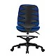 RFG Children’s chair Candy Foot Black, damask, blue seat, blue backrest