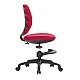 RFG children’s chair Candy Foot Black fabric red seat red back