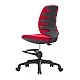 RFG children’s chair Candy Foot Black fabric red seat red back