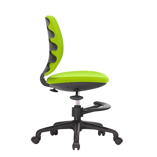 RFG Children’s chair Candy Foot Black, damask, green seat, green backrest
