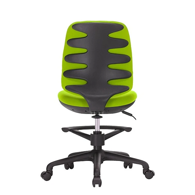 RFG Children’s chair Candy Foot Black, damask, green seat, green backrest