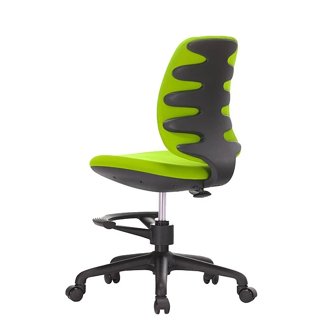RFG Children’s chair Candy Foot Black, damask, green seat, green backrest