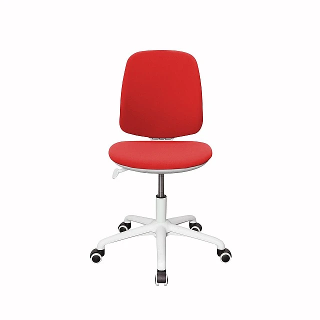 RFG children’s chair Lucky White fabric red seat red back