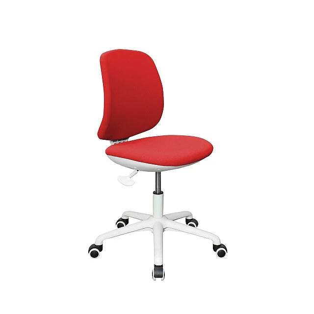 RFG children’s chair Lucky White fabric red seat red back
