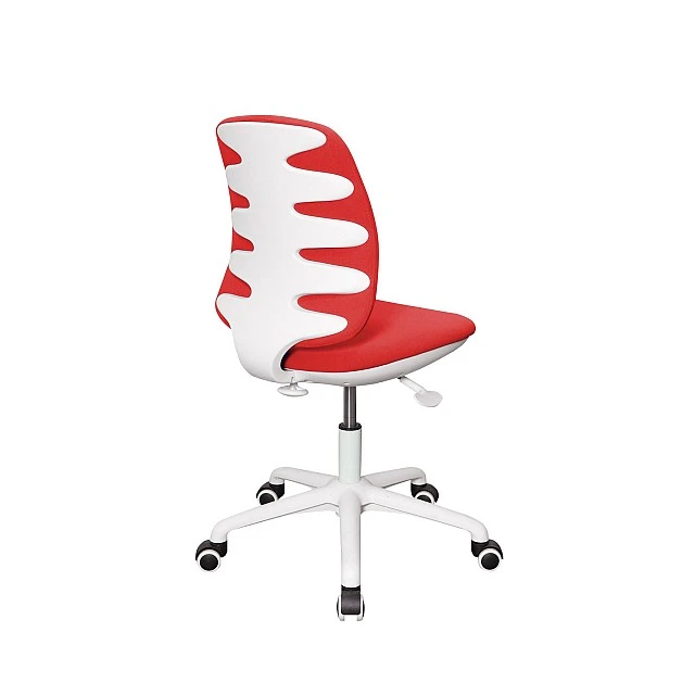 RFG children’s chair Lucky White fabric red seat red back