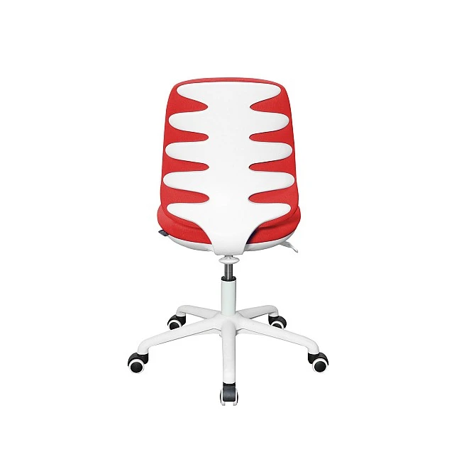 RFG children’s chair Lucky White fabric red seat red back