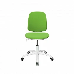 RFG Children’s chair Lucky White, damask, green seat, green backrest