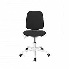 RFG Children’s chair Lucky White, damask, black seat, black backrest