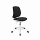 RFG Children’s chair Lucky White, damask, black seat, black backrest
