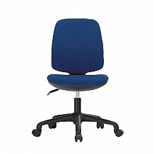 RFG children’s chair Lucky Black fabric blue seat blue back