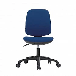 RFG children’s chair Lucky Black fabric blue seat blue back