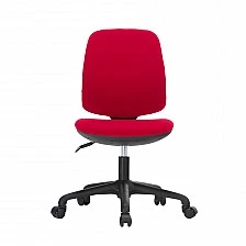 RFG children’s chair Lucky Black fabric red seat red back