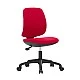 RFG children’s chair Lucky Black fabric red seat red back