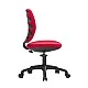 RFG children’s chair Lucky Black fabric red seat red back