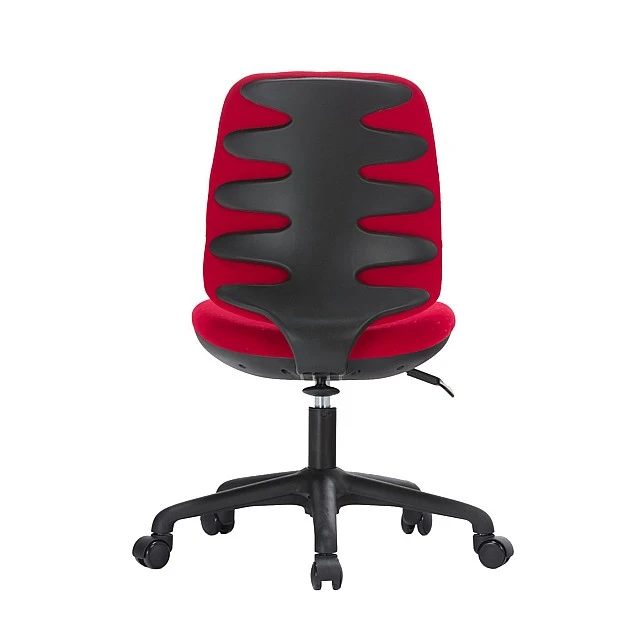 RFG children’s chair Lucky Black fabric red seat red back