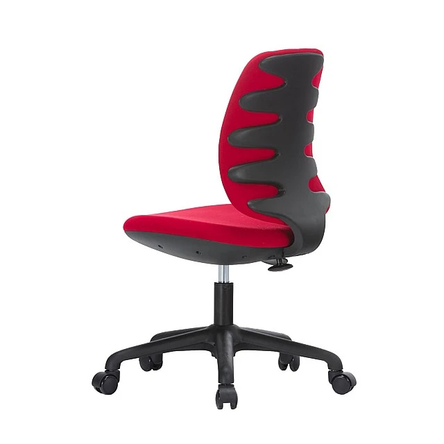 RFG children’s chair Lucky Black fabric red seat red back