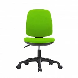 RFG Children’s chair Lucky Black, damask, green seat, green backrest