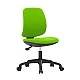 RFG Children’s chair Lucky Black, damask, green seat, green backrest