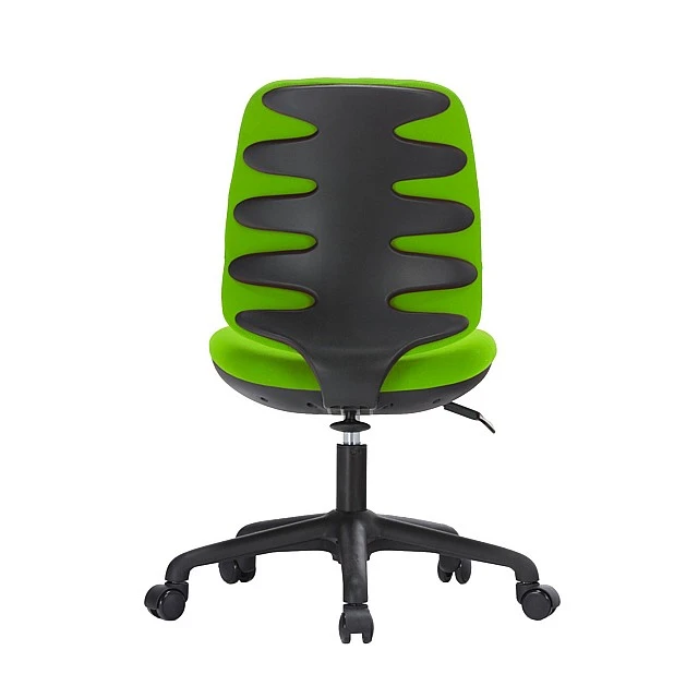RFG Children’s chair Lucky Black, damask, green seat, green backrest
