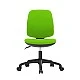 RFG Children’s chair Lucky Black, damask, green seat, green backrest