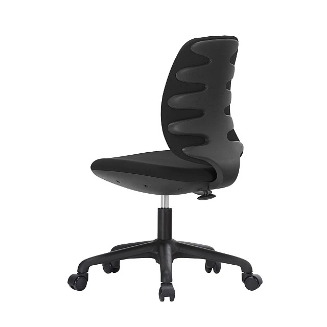 RFG Children’s chair Lucky Black, damask, black seat, black backrest