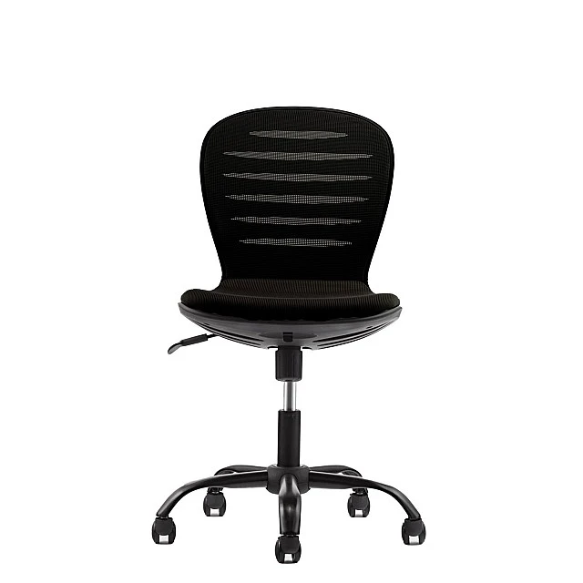 RFG children’s chair Flexy Black fabric and mesh black seat black back