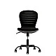 RFG children’s chair Flexy Black fabric and mesh black seat black back