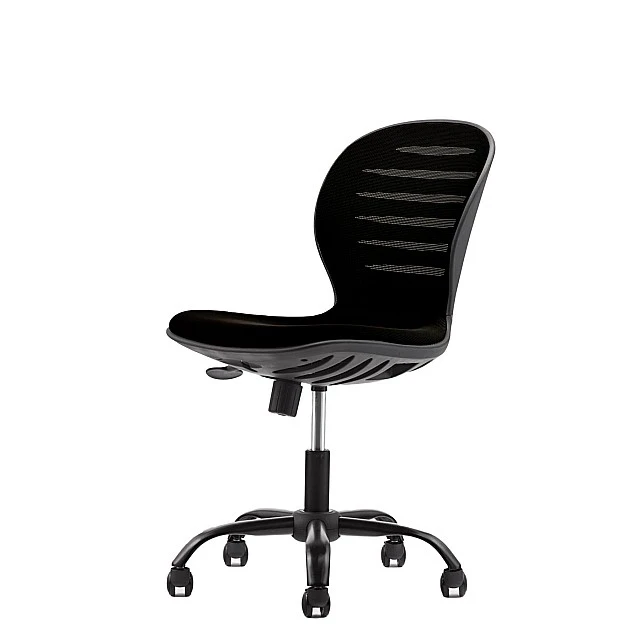 RFG children’s chair Flexy Black fabric and mesh black seat black back