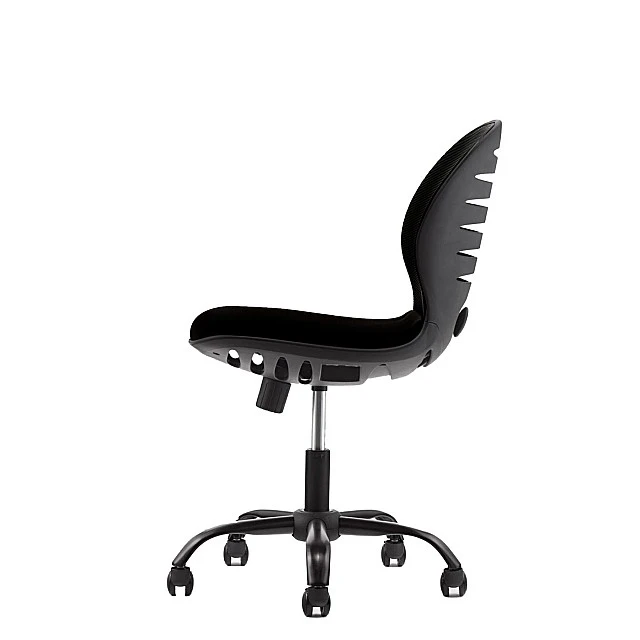 RFG children’s chair Flexy Black fabric and mesh black seat black back