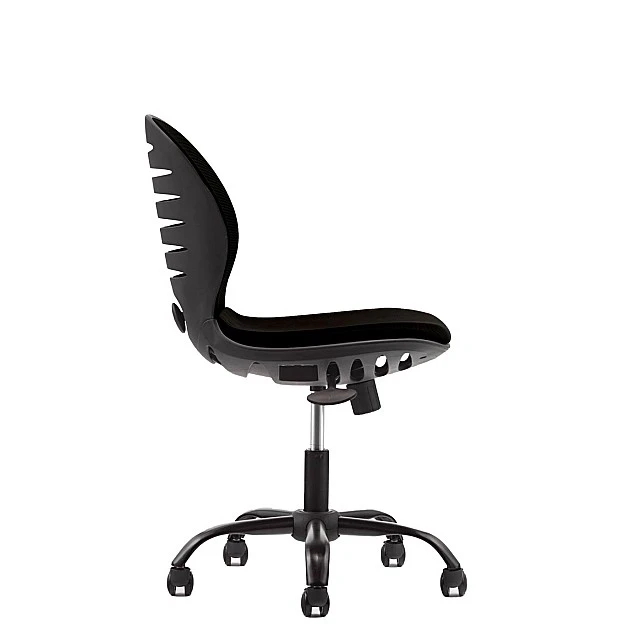 RFG children’s chair Flexy Black fabric and mesh black seat black back
