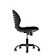 RFG children’s chair Flexy Black fabric and mesh black seat black back