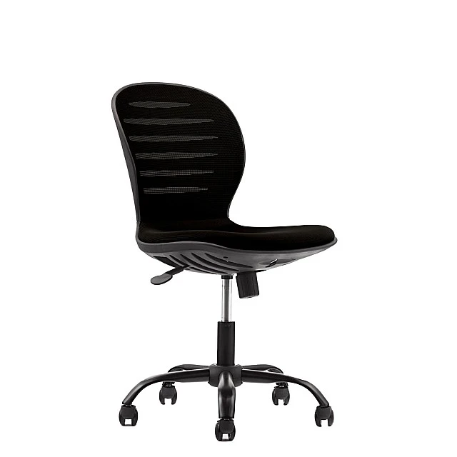 RFG children’s chair Flexy Black fabric and mesh black seat black back