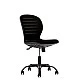 RFG children’s chair Flexy Black fabric and mesh black seat black back