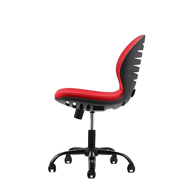 RFG children’s chair Flexy Black fabric and mesh red seat red back