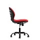 RFG children’s chair Flexy Black fabric and mesh red seat red back
