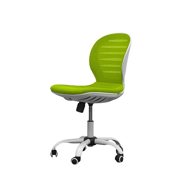 RFG children’s chair Flexy White fabric and mesh green seat green back