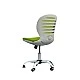 RFG children’s chair Flexy White fabric and mesh green seat green back