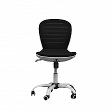 RFG children’s chair Flexy White fabric and mesh black seat black back