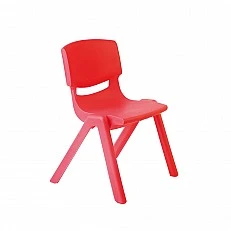 Nowa Szkola Butterfly chair, seat height 26 cm, red