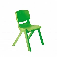 Nowa Szkola Butterfly chair, seat height 30 cm, green