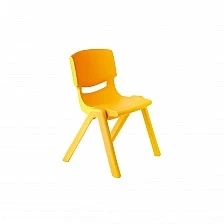 Nowa Szkola Butterfly chair, seat height 30 cm, yellow