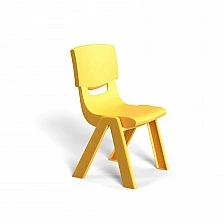 RFG children’s chair Chico plastic with back yellow 41 x 35 x 62 cm