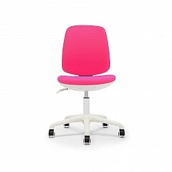 RFG Children’s chair Lucky White, damask, pink seat, pink backrest