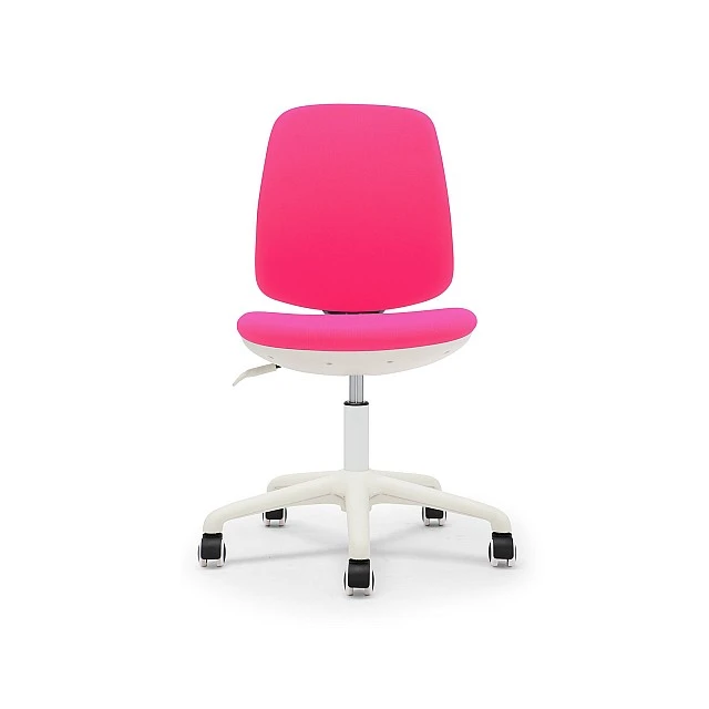 RFG Children’s chair Lucky White, damask, pink seat, pink backrest
