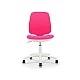 RFG Children’s chair Lucky White, damask, pink seat, pink backrest