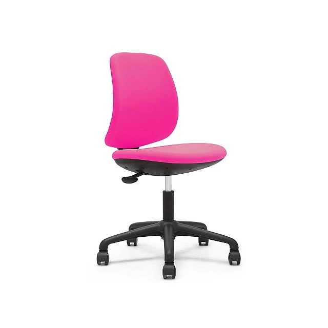 RFG children’s chair Lucky Black fabric pink seat pink back