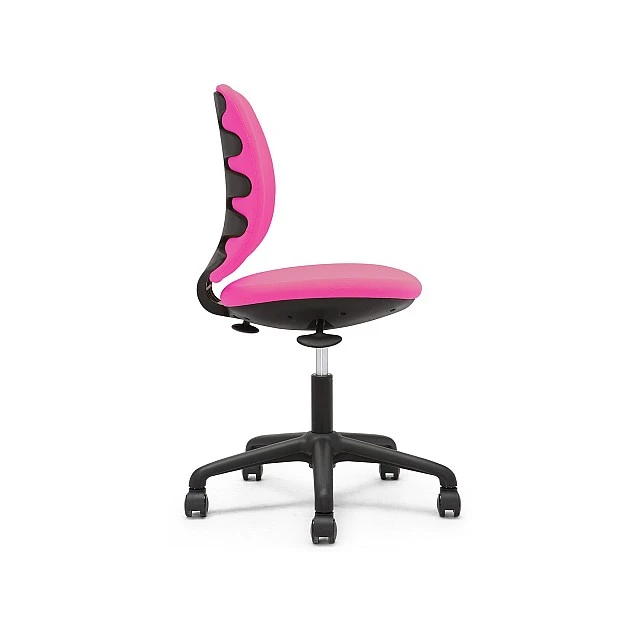 RFG children’s chair Lucky Black fabric pink seat pink back