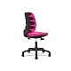 RFG children’s chair Lucky Black fabric pink seat pink back