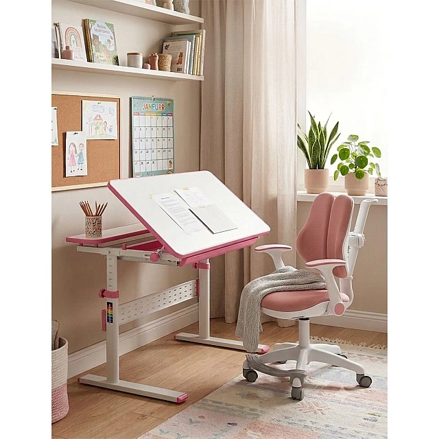 RFG Детски стол Ergo Cute White, розов