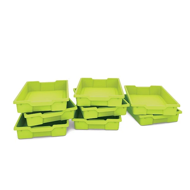 Nowa Szkola Tray, plastic, green, 8 pieces